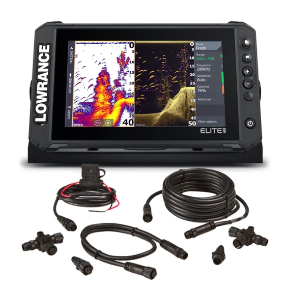 Lowrance Elite FS 9 NMEA 2000 Set in the group Marine Electronics & Boat / Fishfinders & Chartplotters / Combo Sonar & Chartplotter at Sportfiskeprylar.se (ELITEFS9NMEASET)