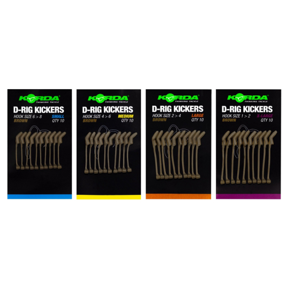 Korda Kickers D Rig Brown in the group Hooks & Terminal Tackle / Rig Accessories / Shrink Tubing & Sleeves at Sportfiskeprylar.se (KICK25r)