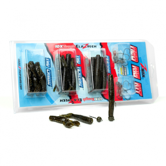 Z-man Ned Rig Kit - Green Pumpkin in the group Lures / Lure Kits at Sportfiskeprylar.se (KIT-NED-GP)