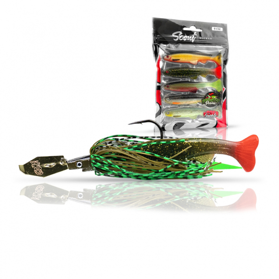 Pig Hula Scout Kicker Bundle in the group Lures / Lure Kits / Lure Kits Perch at Sportfiskeprylar.se (PHCSCKSET)