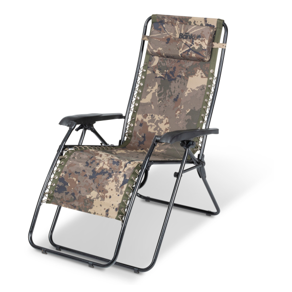 Nash Bank Life Hi Back Lounger Camo in the group Outdoor / Tents & Tent Furniture / Chairs & Tables / Chairs at Sportfiskeprylar.se (T1239)